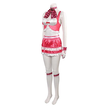 Tekken 8 Lili Women Pink Swimsuit Cosplay Costume Outfits Halloween Carnival Suit
